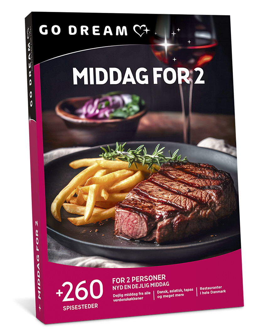 Middag for 2 - oplevelse for 2